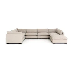 Coral 7-Piece Sectional W/ Ottoman - Bennett Moon