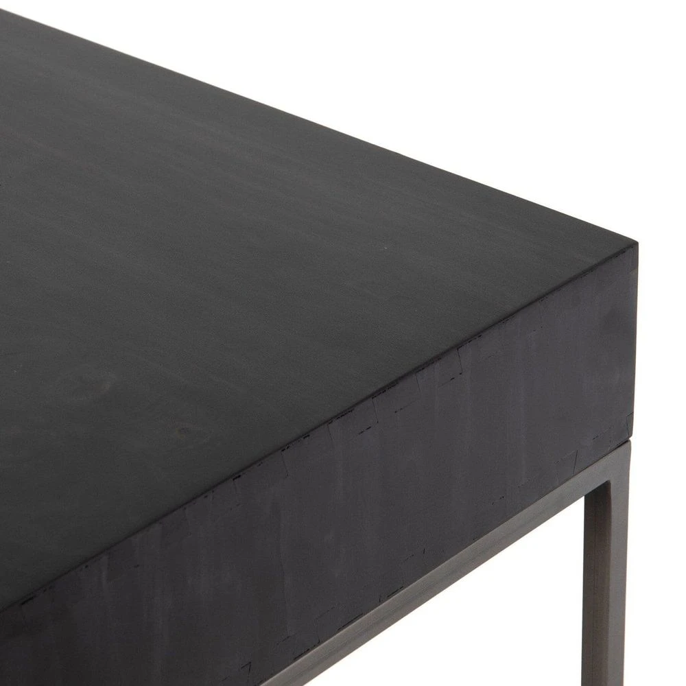Troy Modular Writing Desk - Black Wash Poplar 11 Troy Modular Writing Desk - Black Wash Poplar - Image 9
