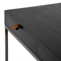 Troy Modular Writing Desk - Black Wash Poplar 28 Troy Modular Writing Desk - Black Wash Poplar -France and Son Store UFUL 033A DET 6