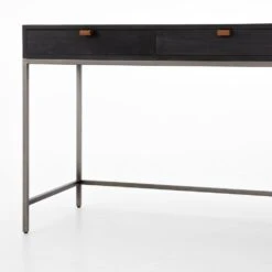 Troy Modular Writing Desk - Black Wash Poplar 29 Troy Modular Writing Desk - Black Wash Poplar -France and Son Store UFUL 033A DET 7