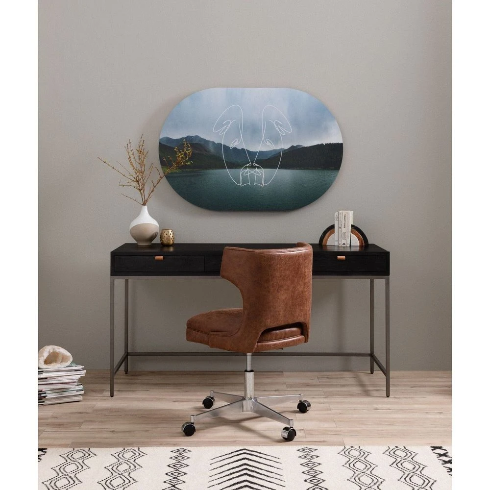 Troy Modular Writing Desk - Black Wash Poplar 17 Troy Modular Writing Desk - Black Wash Poplar - Image 15