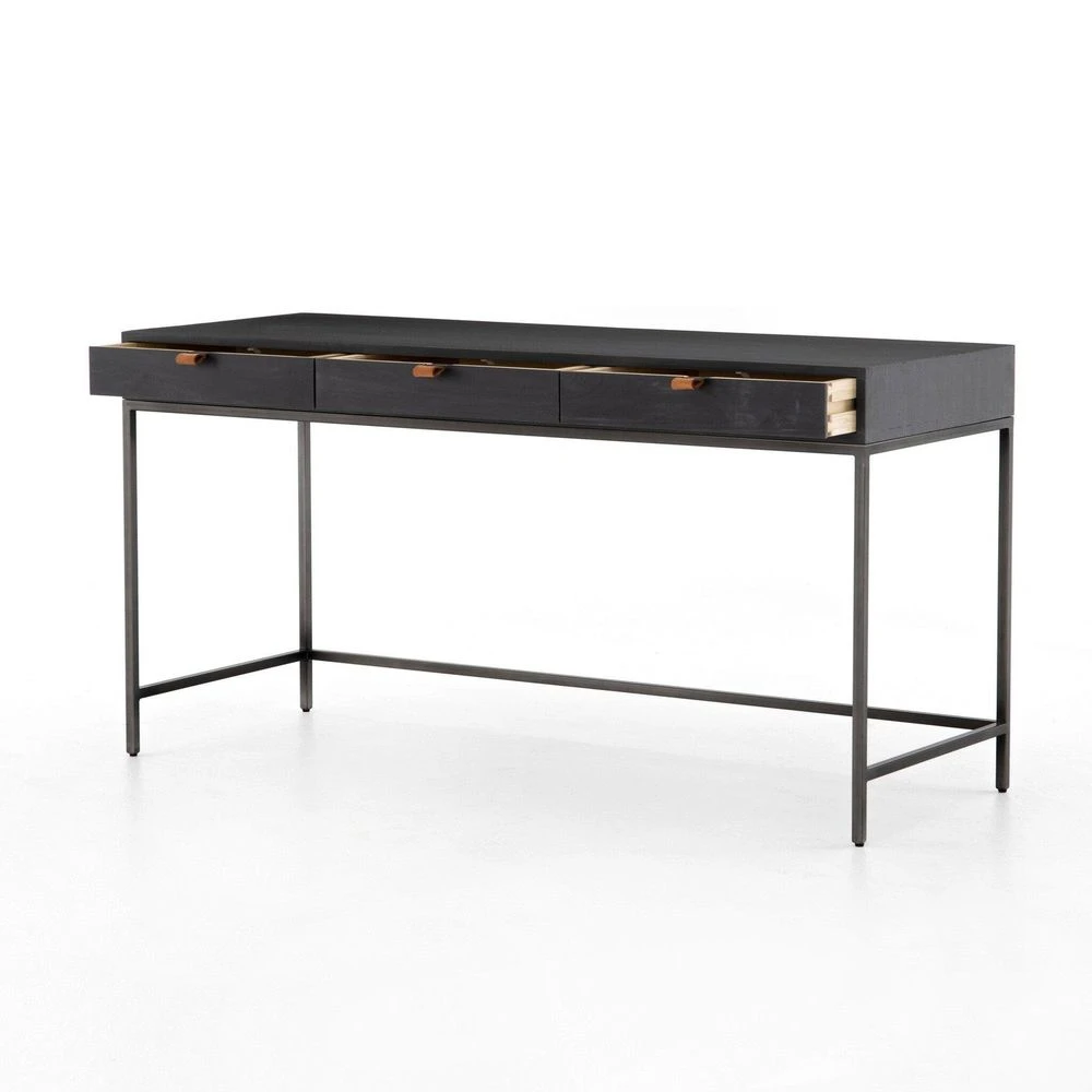 Troy Modular Writing Desk - Black Wash Poplar 18 Troy Modular Writing Desk - Black Wash Poplar - Image 16