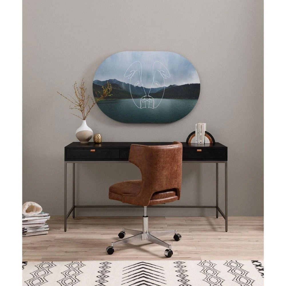 Troy Modular Writing Desk - Black Wash Poplar 15 Troy Modular Writing Desk - Black Wash Poplar - Image 13