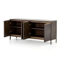 Raw Sideboard - Smoked Saman -France and Son Store UWES 150 OPN 1
