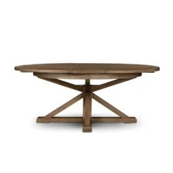 Tahlia Extension Dining Table - Rustic Sundried Ash -France and Son Store VCID 26 58 FRT 2