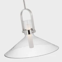 Sawyer 24" Empire Pendant - Polished Nickel With Clear Glass -France and Son Store VCS IKF IKF5452PNCG D2