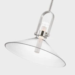 Sawyer 24" Empire Pendant - Polished Nickel With Clear Glass -France and Son Store VCS IKF IKF5452PNCG D6