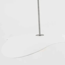 Kingsley 35" Tri Pendant - Polished Nickel W/ Matte White Shade -France and Son Store VCS WS WS5048PNWHT D5