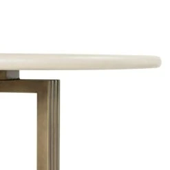 Veyra Dining Table - Parchment White -France and Son Store VEVR 047 DET 1