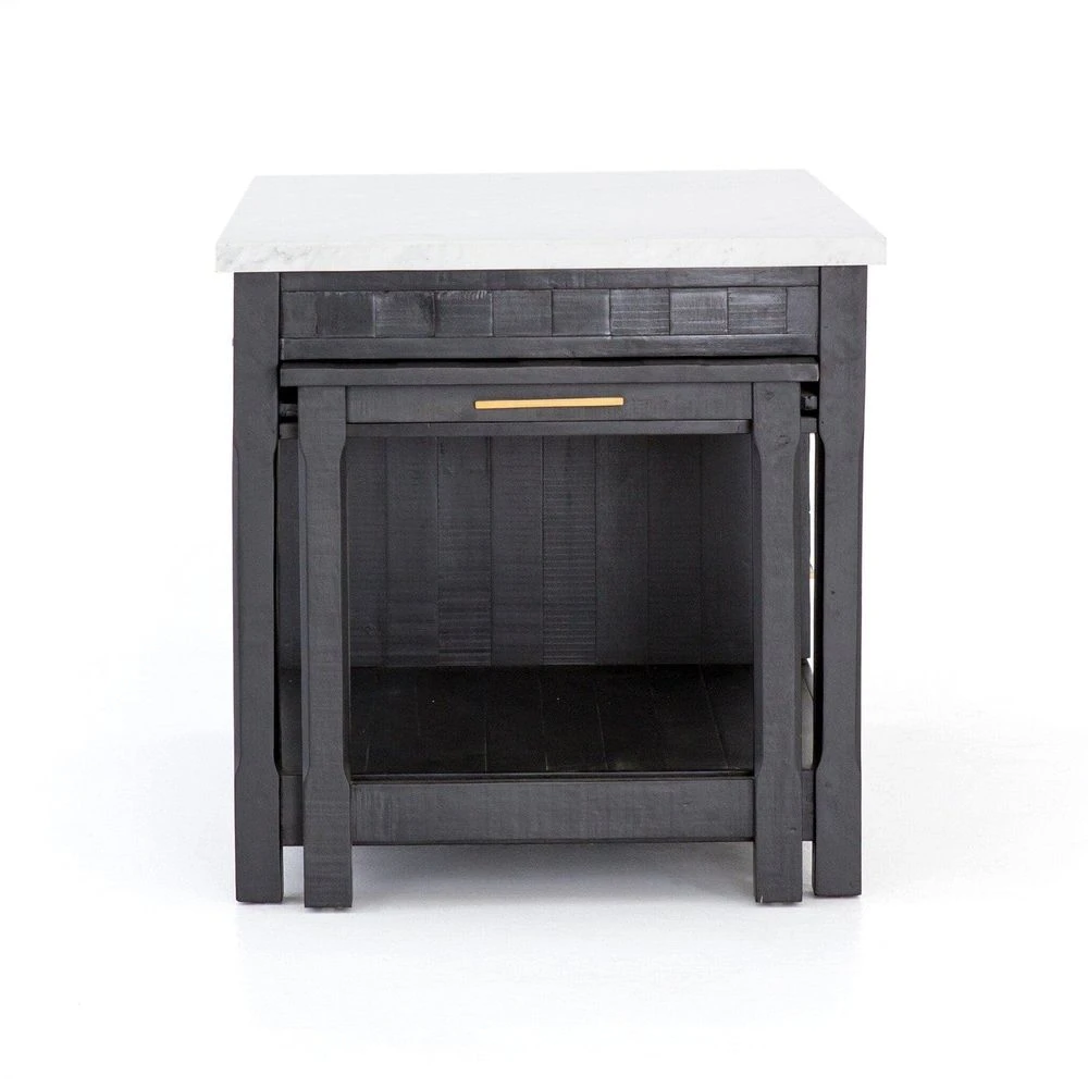 Maxwell Kitchen Island - Black Acacia 5 Maxwell Kitchen Island - Black Acacia - Image 3
