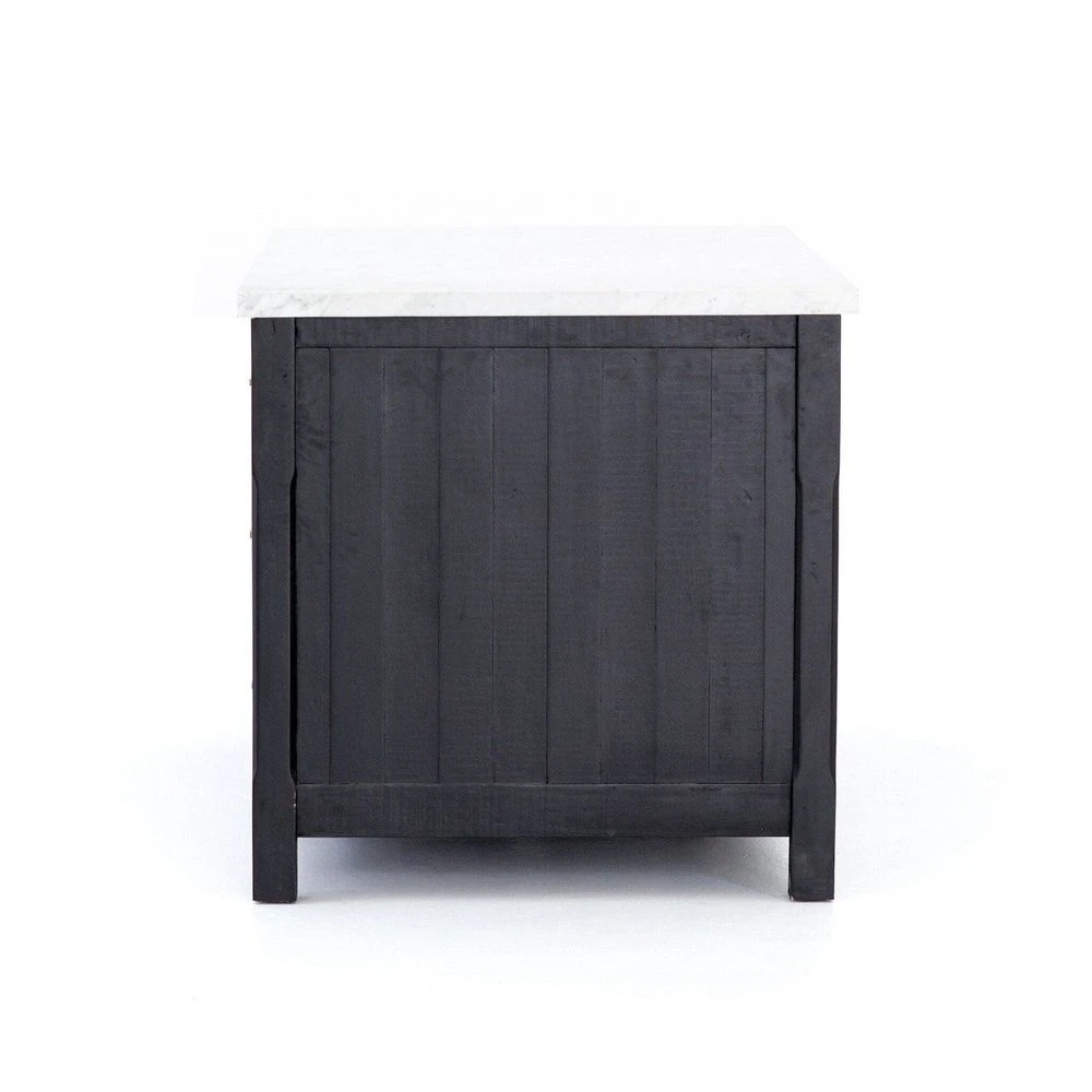 Maxwell Kitchen Island - Black Acacia 20 Maxwell Kitchen Island - Black Acacia - Image 18