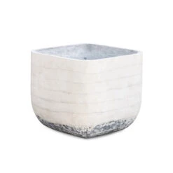 Marielle Square Planter-Grey Ombre