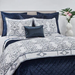 Velvet Coverlet Set -France and Son Store VelvetNavy sq 500x500 crop center f83aac24 bdda 4531 8cd0 3be09bf242bf