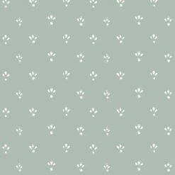 Fleur Wallpaper -France and Son Store WC413 AB Fleur AshBlue