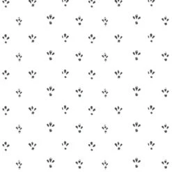Fleur Wallpaper -France and Son Store WC413 BL Fleur StampBlack