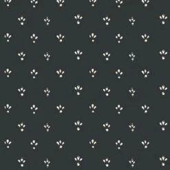Fleur Wallpaper -France and Son Store WC413 SB Fleur SootBlack