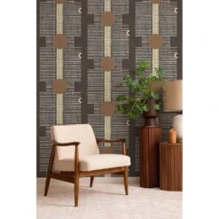 Inyanga - Wallpaper -France and Son Store WCFM9 CO Inyanga Cocoa MockUp