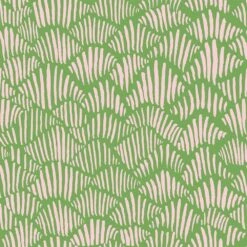 Seashells Wallpaper -France and Son Store WCPK104 GR Seashells Green
