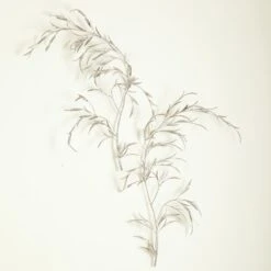 S/2 Weeping Willow Wall Decor-Silver Leaf -France and Son Store WDS8069