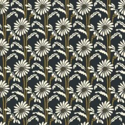 Woodland Bloom Wallpaper -France and Son Store WoodlandBloom WC407 BK PM 18