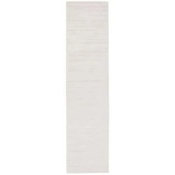 Yamir Handmade Solid White Area Rug (5'X8')
