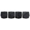 Noir Polyhedron Decorative Candle Holder, Set Of 4 -France and Son Store YT0717 7BL lg