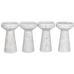 Noir Aleka Decorative Candle Holder, Set Of 4
