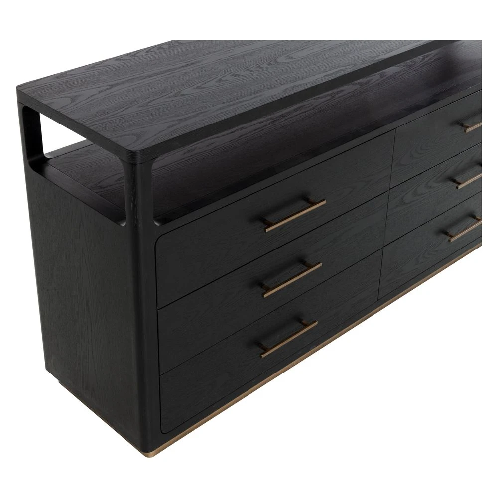 Danette Dresser - Black 7 Danette Dresser - Black - Image 5
