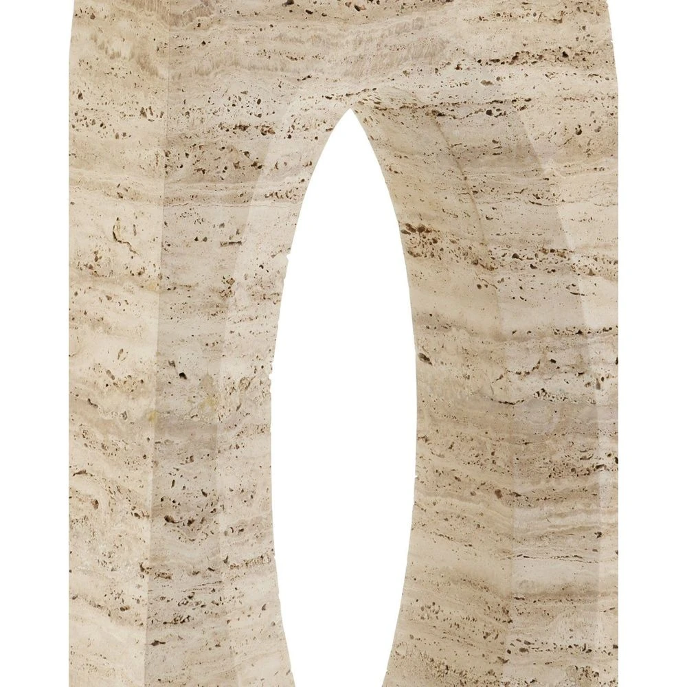 Demi Travertine Console Table 4 Demi Travertine Console Table - Image 2