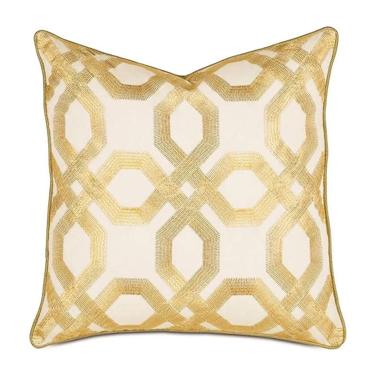 Royalty Embroidered Bed Sham 22x22 3 Royalty Embroidered Bed Sham 22x22