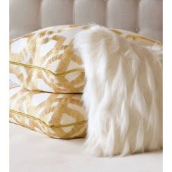 Royalty Embroidered Bed Sham 22x22 10 Royalty Embroidered Bed Sham 22x22 -France and Son Store bb dpa 29 2b