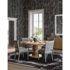 Bilbao Round Dining Table 60" In Fruitwood 11 Bilbao Round Dining Table 60" In Fruitwood -France and Son Store bilbao dining room 004 1 1 8fa87067 a7d4 4ac2 a8f1 96494179c204