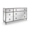 Deluxe Double Dresser - Grey, Green, White