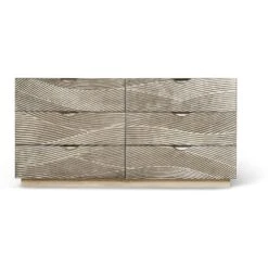 Capillary Cast Metal Texture Double Dresser