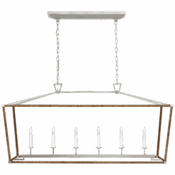 Larissa Large Rattan Wrapped Linear Lantern