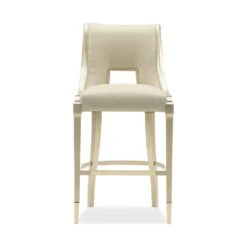 Tasteful Bar Stool - Gold -France and Son Store cla 420 305 front