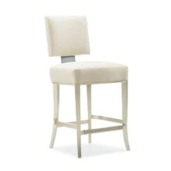 Allocated Counter Stool - Silver