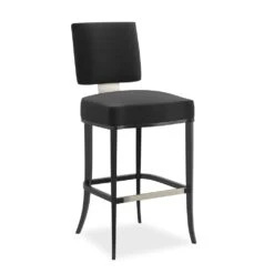 Allocated Bar Stool - Black, Gold