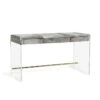 Cora Hide Desk -France and Son Store cora hide desk 188130
