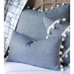 Jolly Diagonal Trim Decorative Pillow -France and Son Store ctw 06 5b