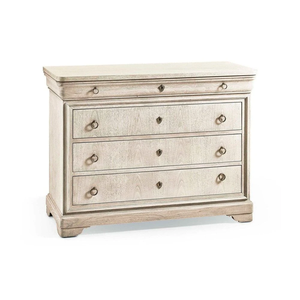 Entropy Louis Phillipe Drawer Chest - 46" - Bleached Walnut 3 Entropy Louis Phillipe Drawer Chest - 46" - Bleached Walnut