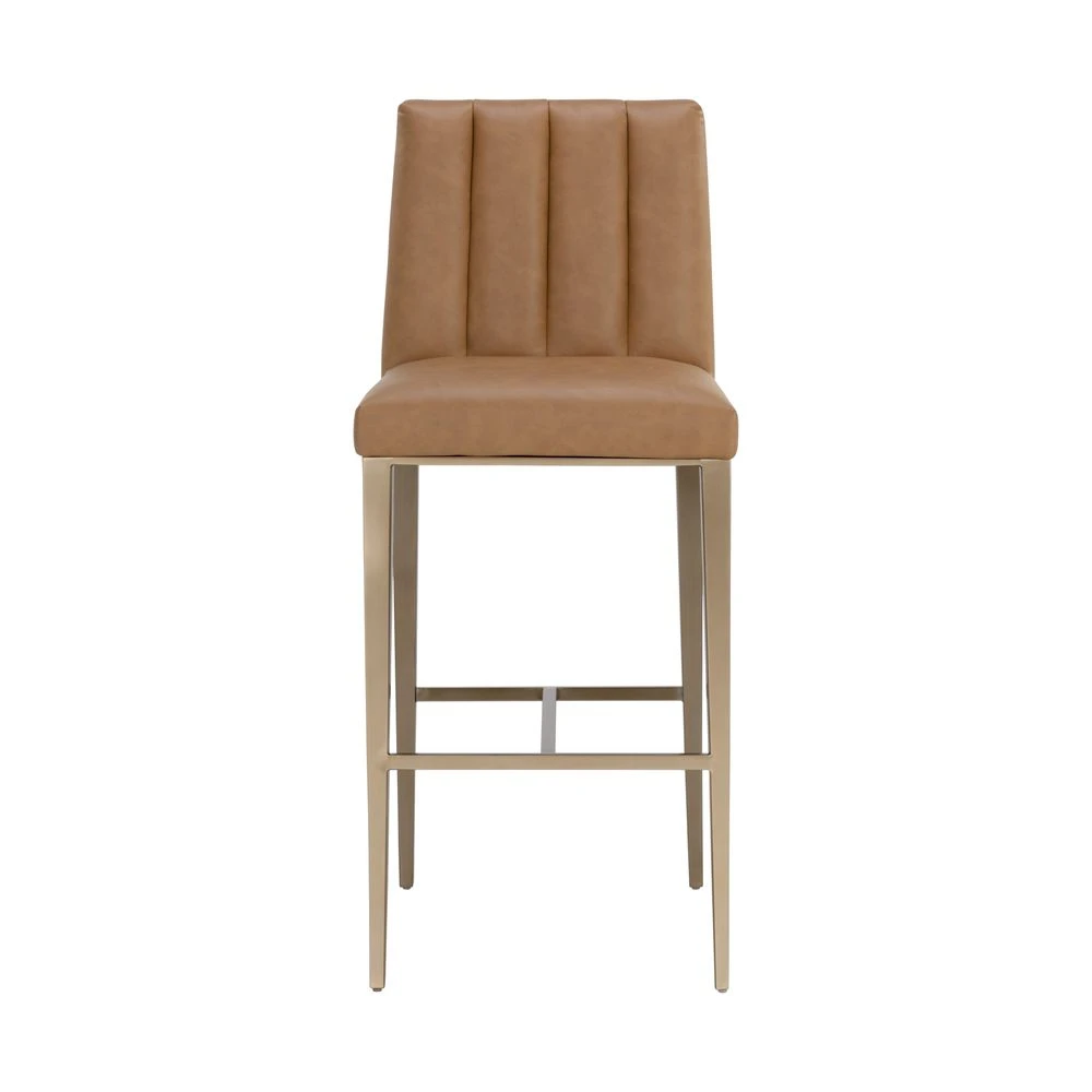 Wilbur Barstool - Milliken Cognac 3 Wilbur Barstool - Milliken Cognac