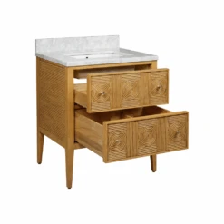 Santos 28" Sea Sand Vanity With Rectangular Undermount Sink -France and Son Store d958beda82969637ee02c3fdf460ab0cd7877717