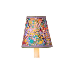 Marble Multi-Color Paper Tapered Chandelier Shade