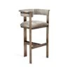 Lilith Hide Bar Stool - Bronze