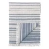 Ron Striped Throw In Blue -France and Son Store dm tho 01 5b afe86652 ea5b 4ab8 816b 1836af33040d