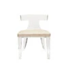 Duke - Acrylic Klismos Chair With Beige Faux Shagreen Cushion -France and Son Store duke bg 62364.1538509339 c63bcb8c 788f 400a b796 0fb871cd0b3f