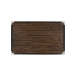 Campaign Style Dark Santos Rosewood Bedside Cabinet -France and Son Store e118494add9de47f7155b3f13ce13ef6281e1cab full