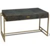 Grey Leather Shagreen Desk -France and Son Store e3e6866d37cb6f40c4aa19f9d0ef72ce