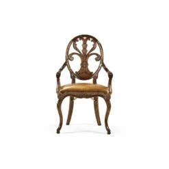 Sheraton Style Oval Back Arm Chair